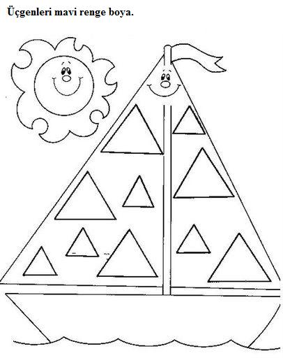 Triangle Worksheets For Preschool