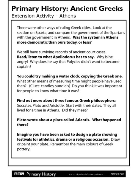 Ancient Greece Worksheet Worksheets For All | Free Worksheets Samples