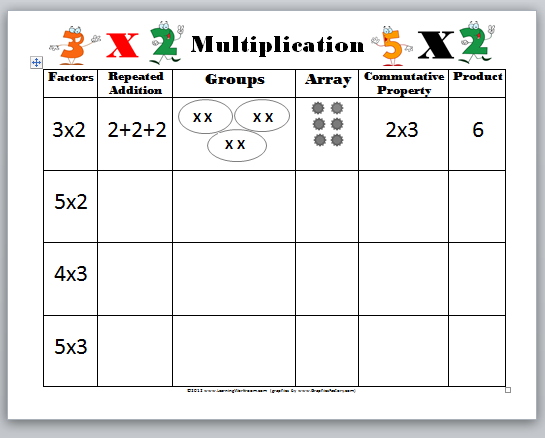 Array Worksheet Worksheets For All