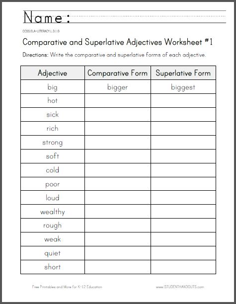 Best 25+ Adjective Worksheet Ideas On Free Worksheets Samples