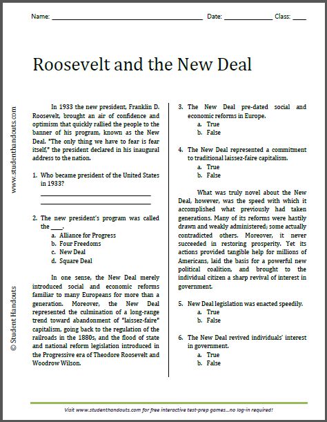 Best 25+ Roosevelt New Deal Ideas On Free Worksheets Samples