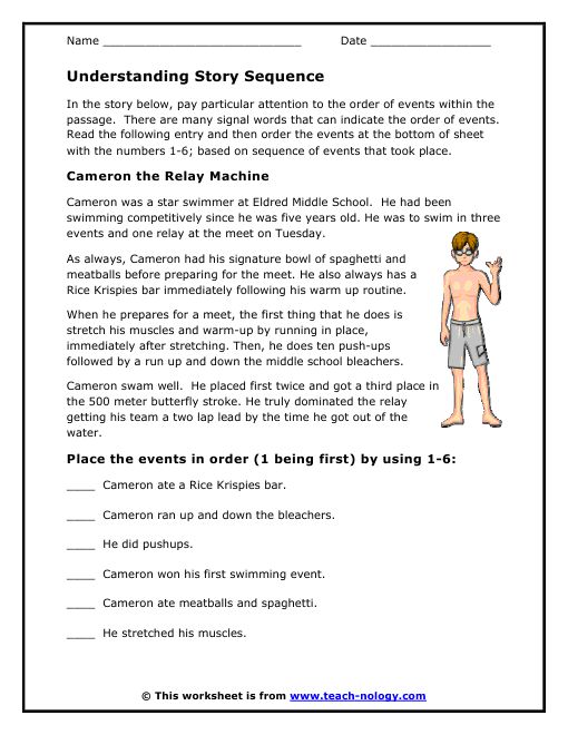 Best Ideas Of Sequencing Worksheets 4th Grade Also Description