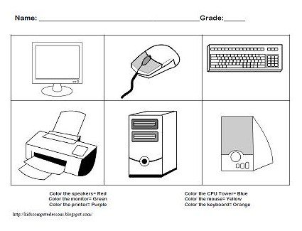 Best Photos Of Kindergarten Printable Computer Keyboard