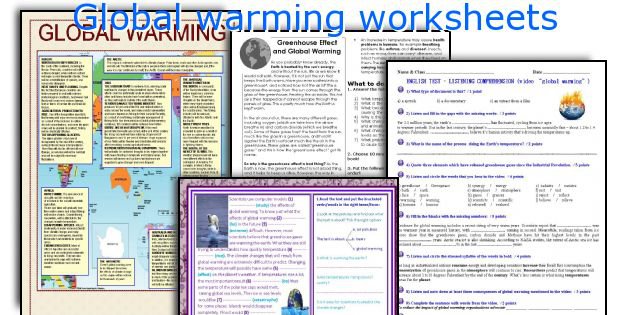 English Teaching Worksheets  Global Warming