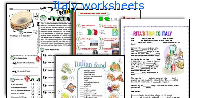 English Teaching Worksheets  Italy