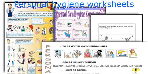 English Teaching Worksheets  Personal Hygiene