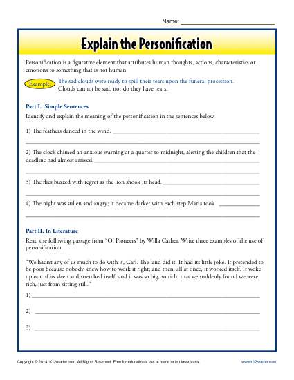 Explain The Personification