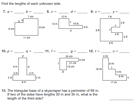 Finding Area Of Irregular Shapes Worksheet Worksheets For School | Free ...
