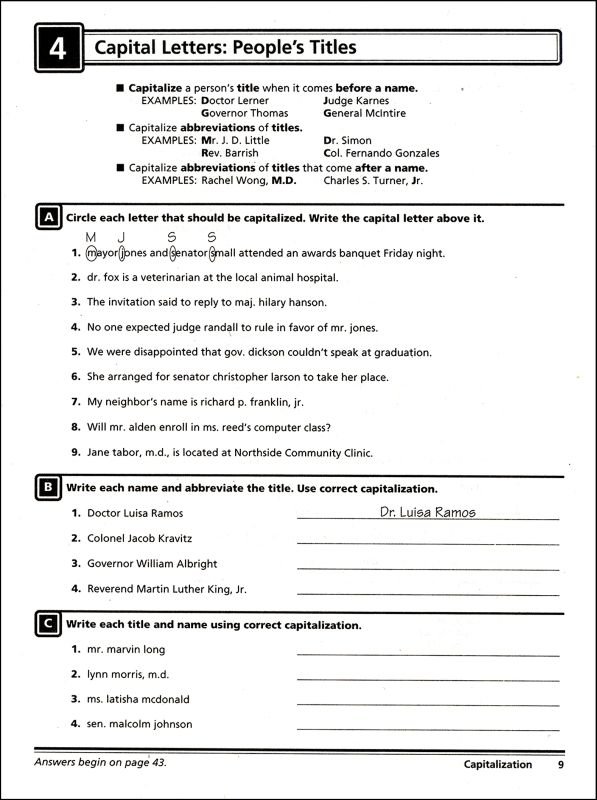 Grammar Worksheets Middle School Worksheets For All