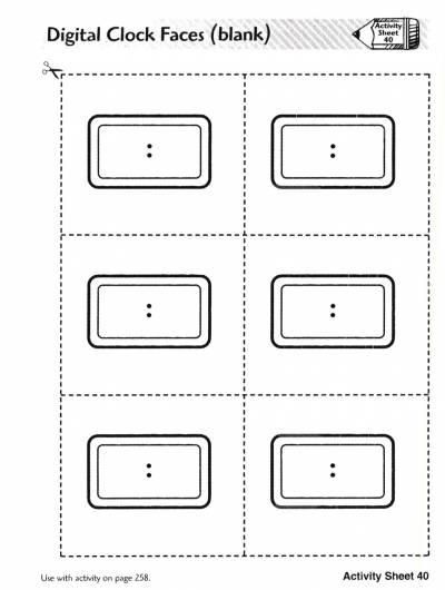 Ideas Collection Blank Digital Clock Worksheets In Summary