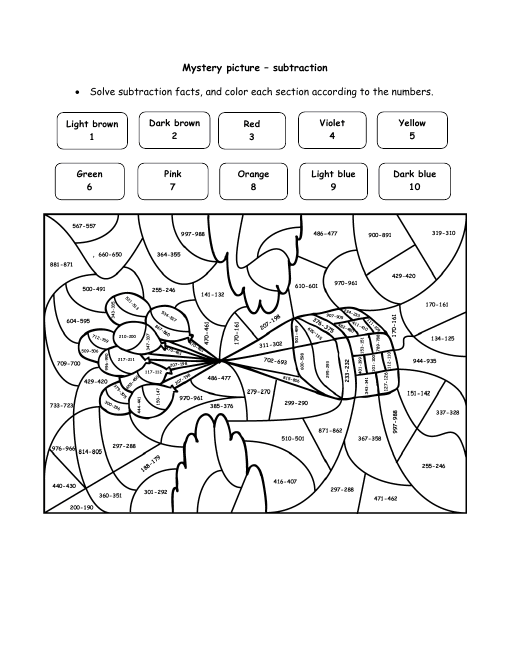Multiplication Puzzles Worksheets  Floating Balloons