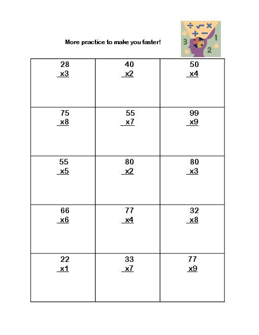 Multiplication Review Worksheets Free Worksheets Library