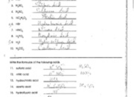 Naming Acids Chemistry Pogil Answer Key Things To Wear Free Worksheets Samples