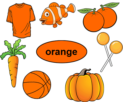 Orange Worksheets For Kindergarten