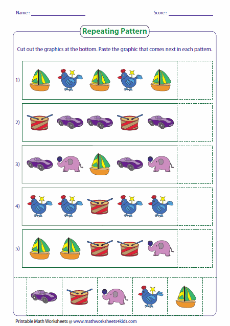 Pattern Worksheets