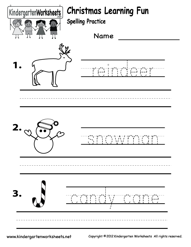 Preschool Christmas Worksheet Printables Worksheets For All