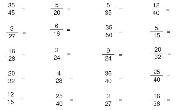 Reducing Fractions To Lowest Terms Worksheet Worksheets For All