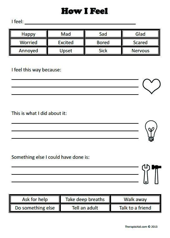 Therapy Worksheets  Children, Adolescents, Adults  Various Topics