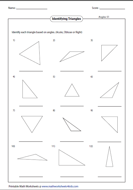 Triangle Classification Based On Angles