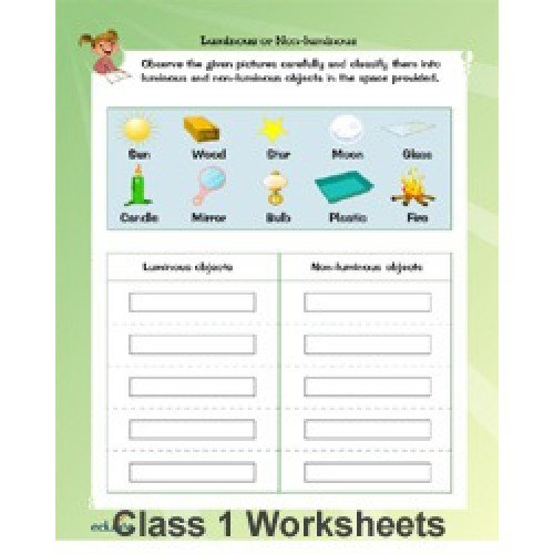 Worksheet For Class 1 Evs Kv  Lesson Class Rd Evs Worksheet