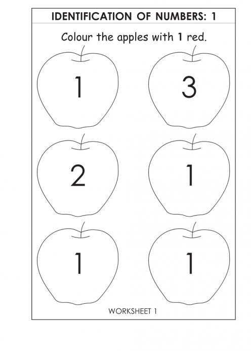 Learning Worksheets For 2-3 Year Olds