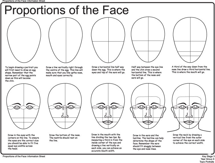 Art Proportion Worksheets The Best Worksheets Image Collection