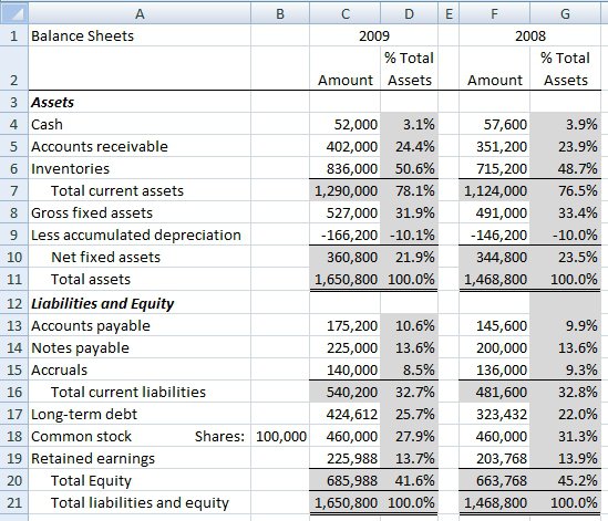 Ba 435 Financial Statement Project