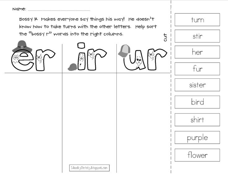 Best Solutions Of Er Ir Ur Phonics Worksheets Also Job Summary