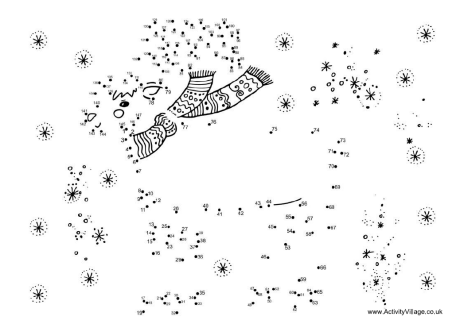Christmas Reindeer Dot To Dot