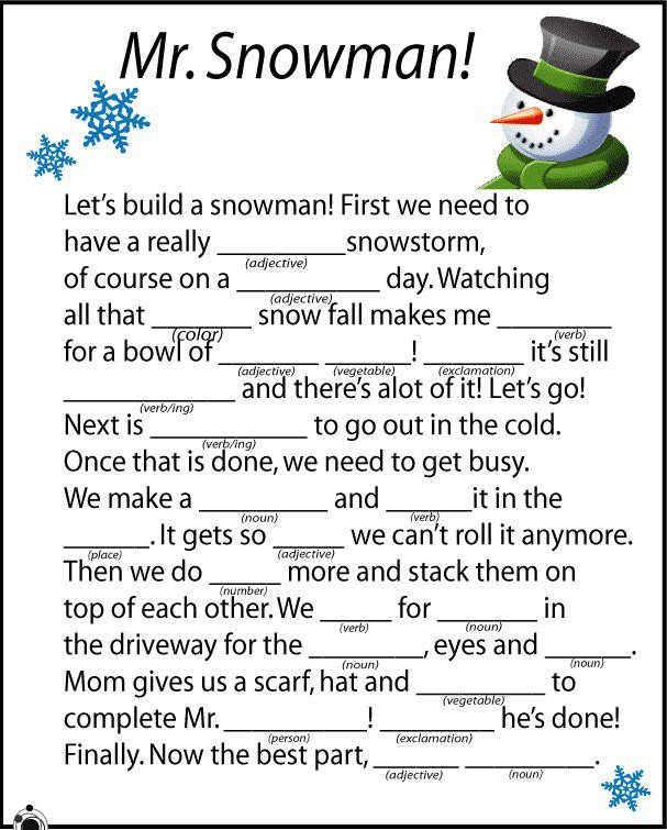 Christmas Worksheets Middle School