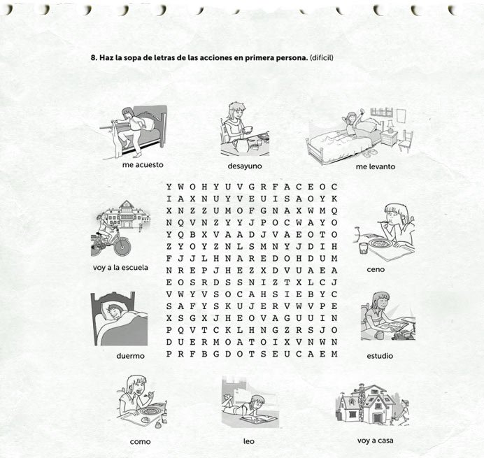 Daily routine worksheets for kindergarten