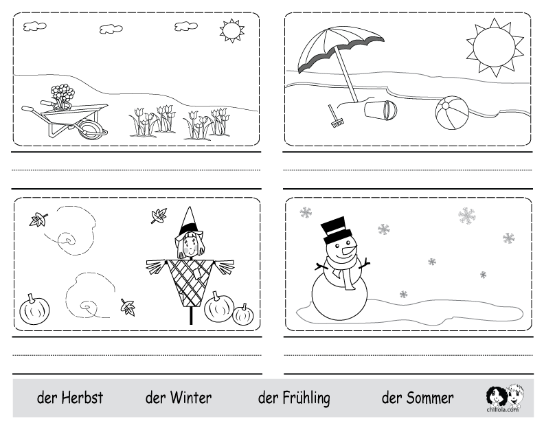 Free Four Seasons Worksheets Edhelper Com Of The Year For | Free ...