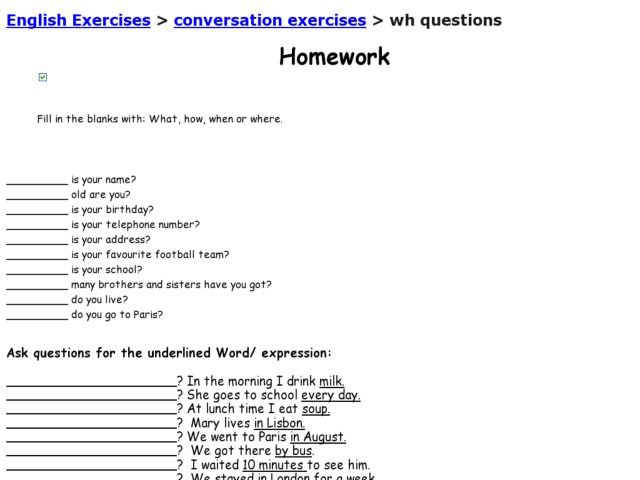 Free Printable Wh Questions Worksheets Worksheets For All