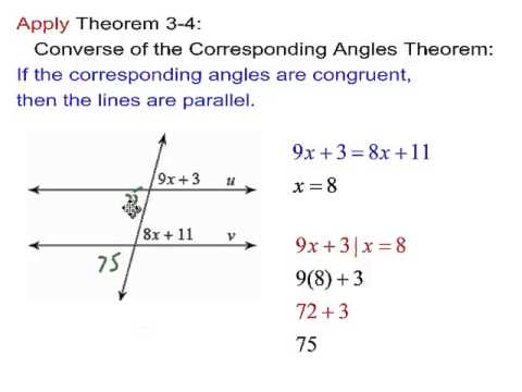 Geometry Ch  3 3 Proving Lines Parallel