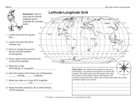 Ideas Collection Latitude And Longitude Worksheets For Format