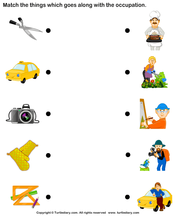 Identify The The Correct Occupation Worksheet