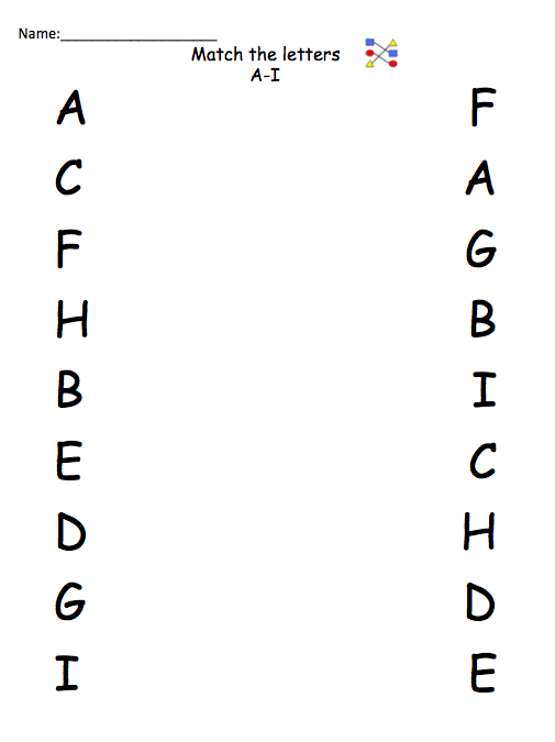 Letter Recognition Worksheets