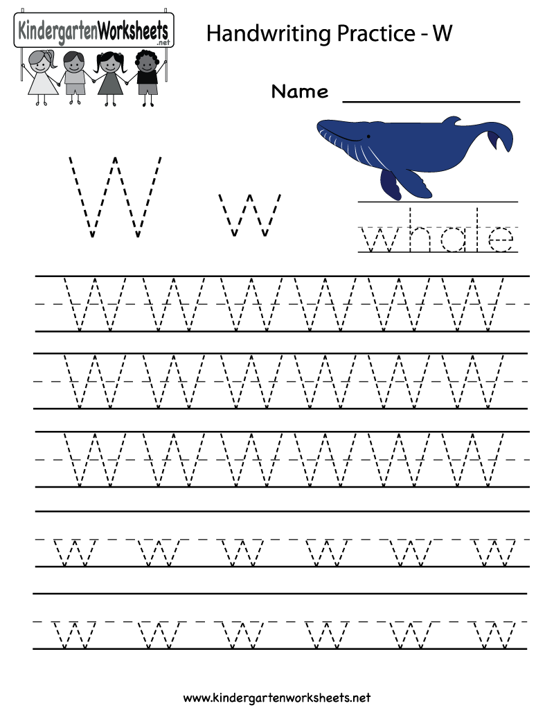 Letter W Worksheet For Preschool The Best Worksheets Image