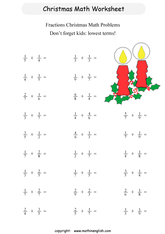 Multiplying Fractions Worksheets 6th Grade Worksheets For All