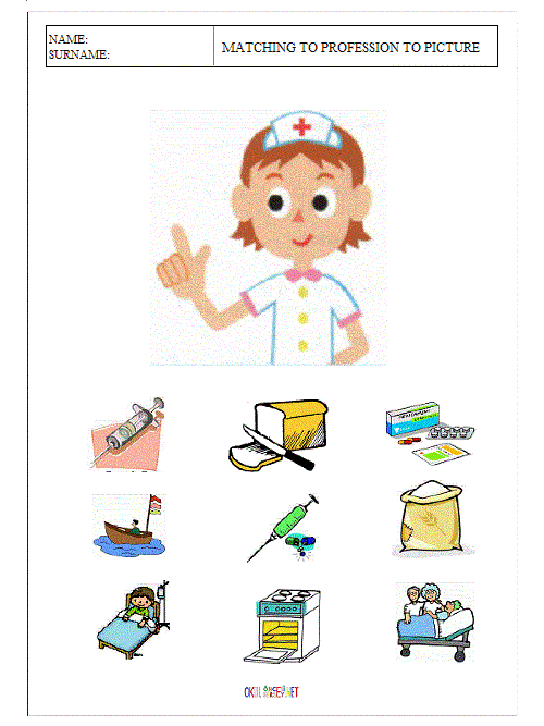 Occupation Worksheets For Kindergarten  Occupation  Best Free