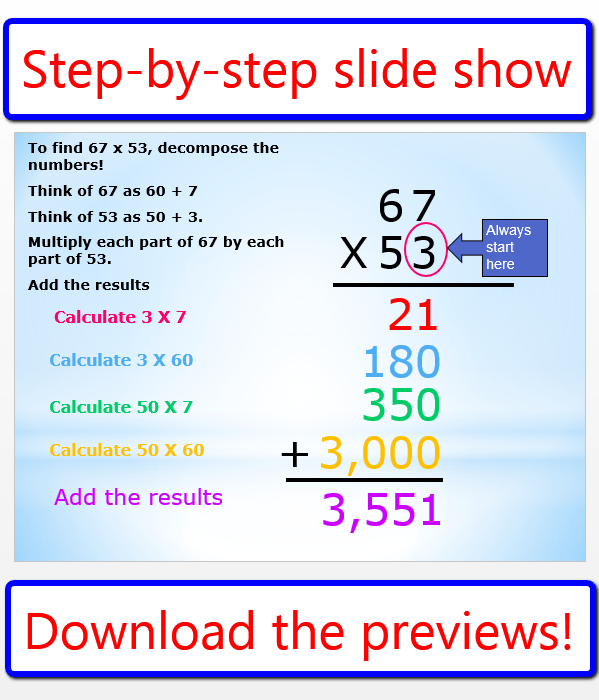 Partial Product Multiplication Lesson