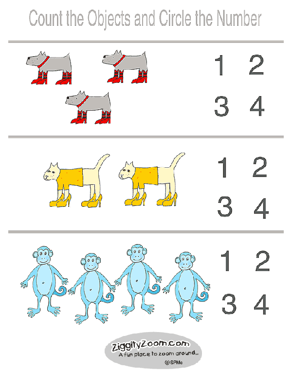 Preschool Counting Worksheets Free Worksheets For All