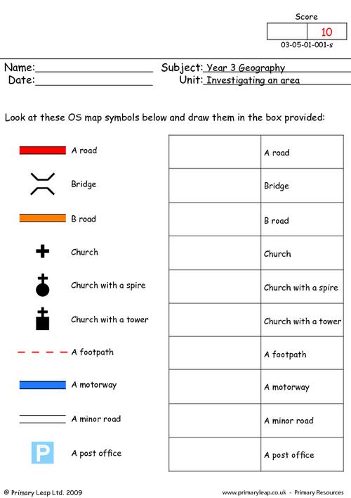 Printable Map Worksheet Worksheets For All