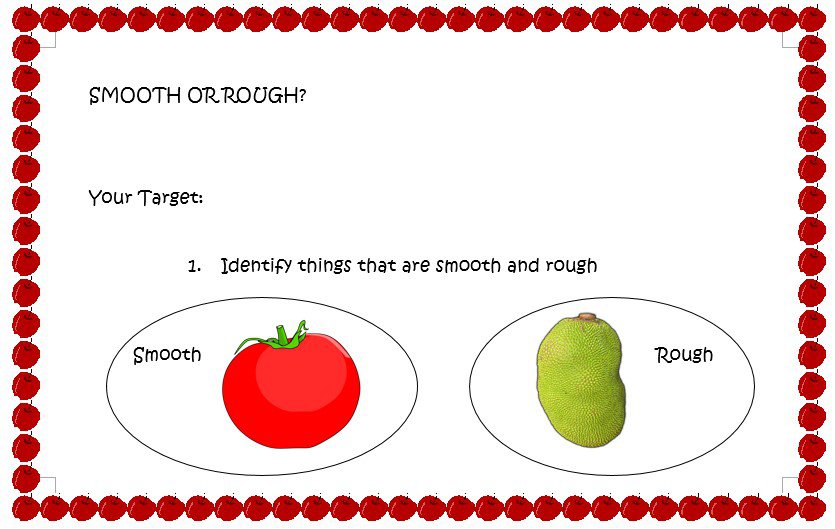 Rough Or Smooth  (free Downloadable Worksheet)