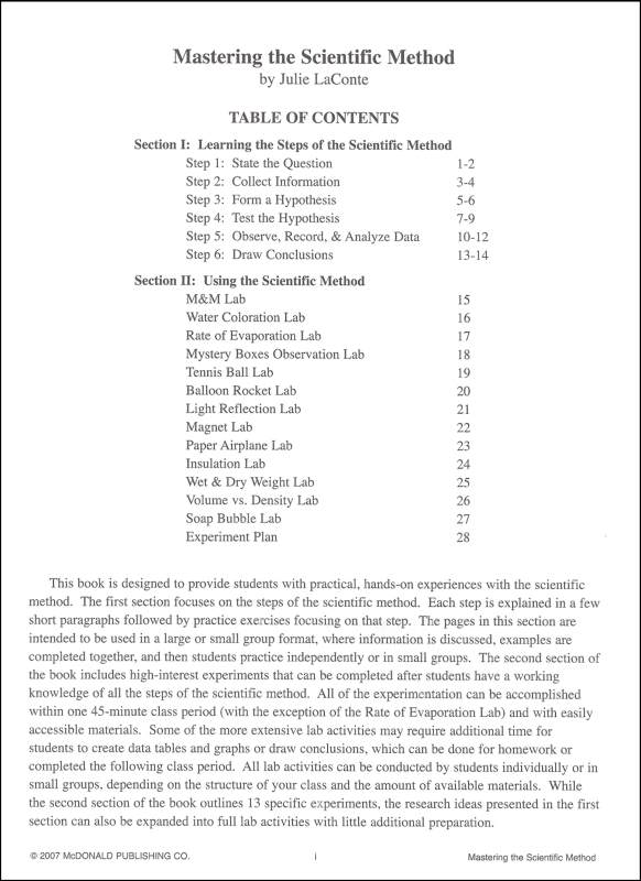 Science And The Scientific Method Worksheet  Science