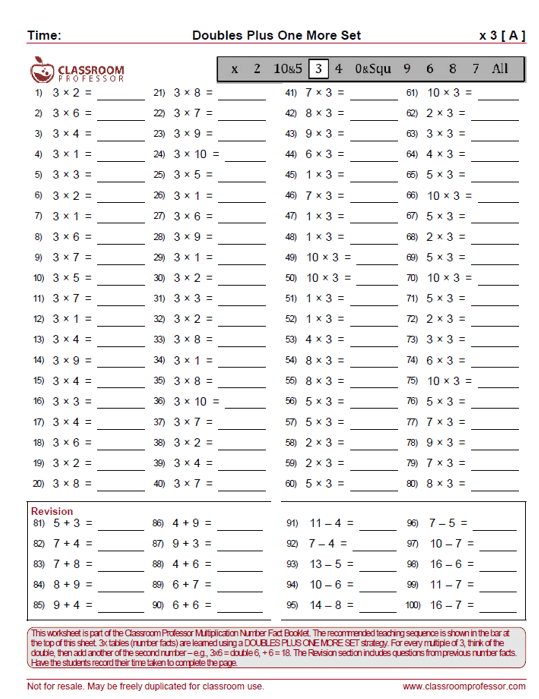 Times Table Tests Worksheets Worksheets For All