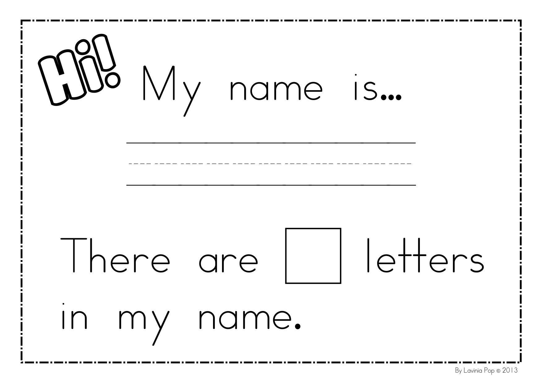 Tracing Name Worksheets For Kindergarten The Best Worksheets Image
