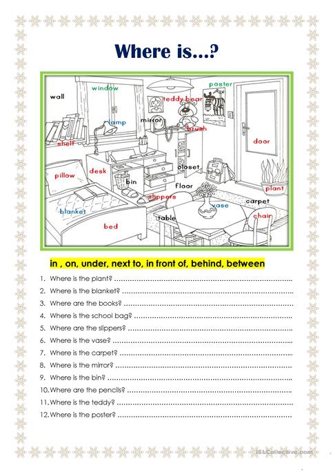 Where Is    Worksheet