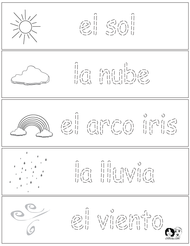Worksheets For Kindergarten In Spanish  Worksheets  Best Free