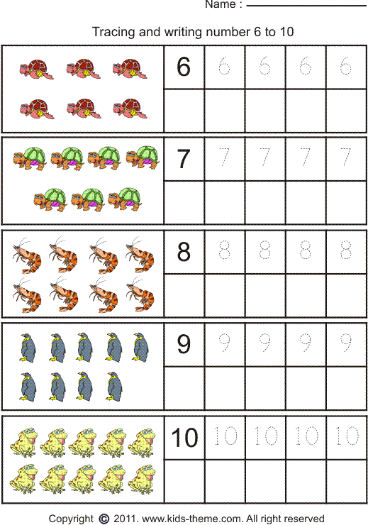 Writing Number Worksheets Worksheets For All